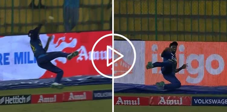[Watch] Stunning Effort On The Boundary Line Results In A Controversial Six!